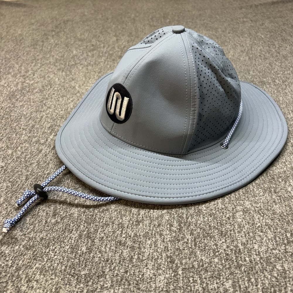 WoBe Coasta Performance Sun Hat Gray Small Boonie Bucket Float Surf Trail Hiking